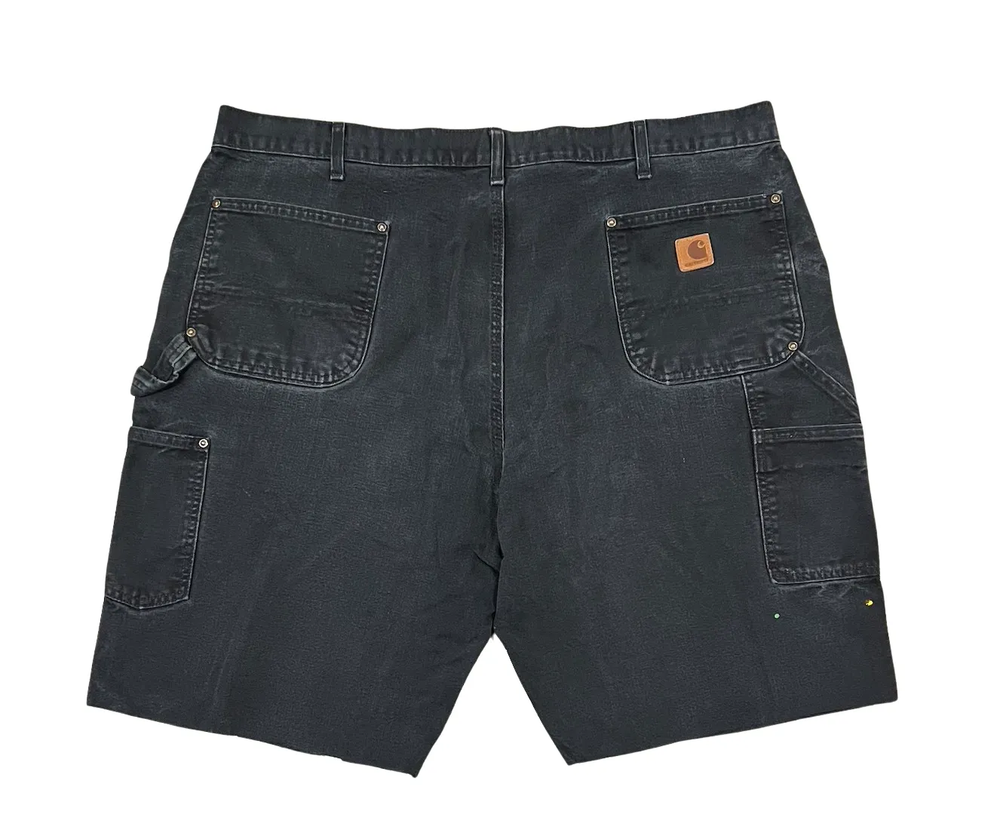 Carhartt 'Paint Splatter' Washed Black Shorts