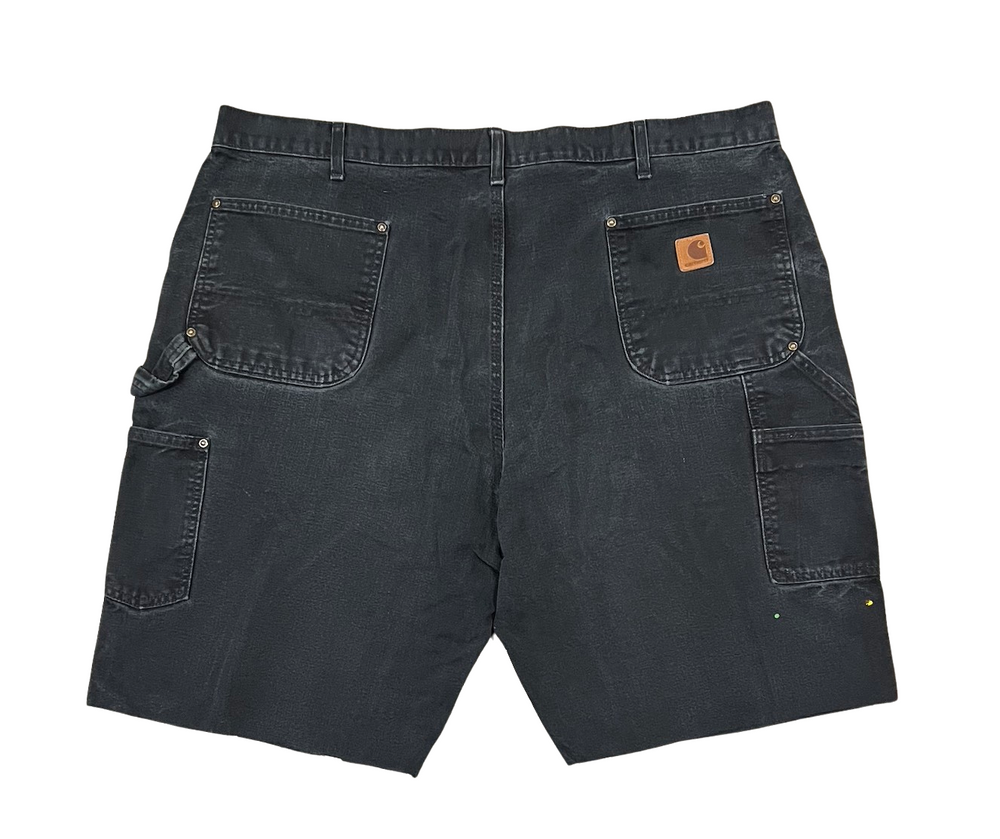 Carhartt 'Paint Splatter' Washed Black Shorts