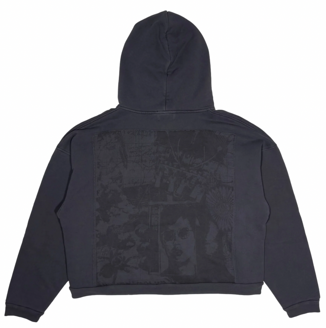 Enfants Riches Déprimés 'Regression IV Assemblage' Washed Black Zip Up Hoodie