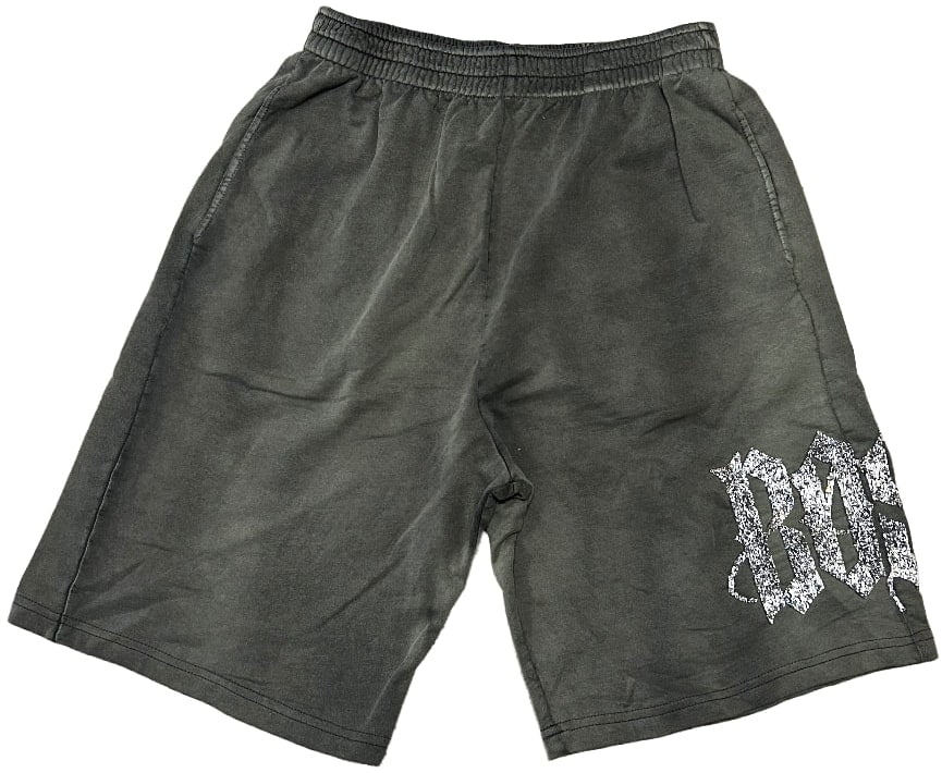 Bossi 'White Flame' Black Fade Shorts