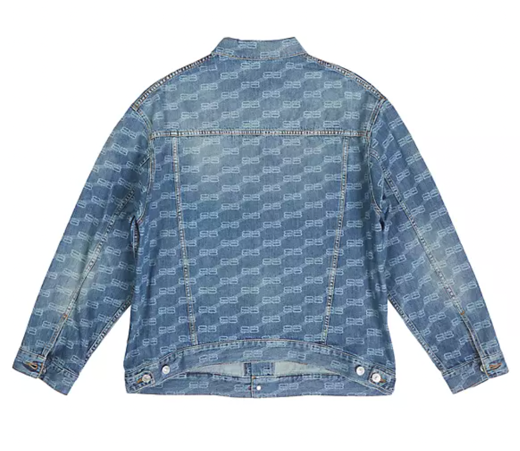 Balenciaga 'BB Monogram' Denim Jacket