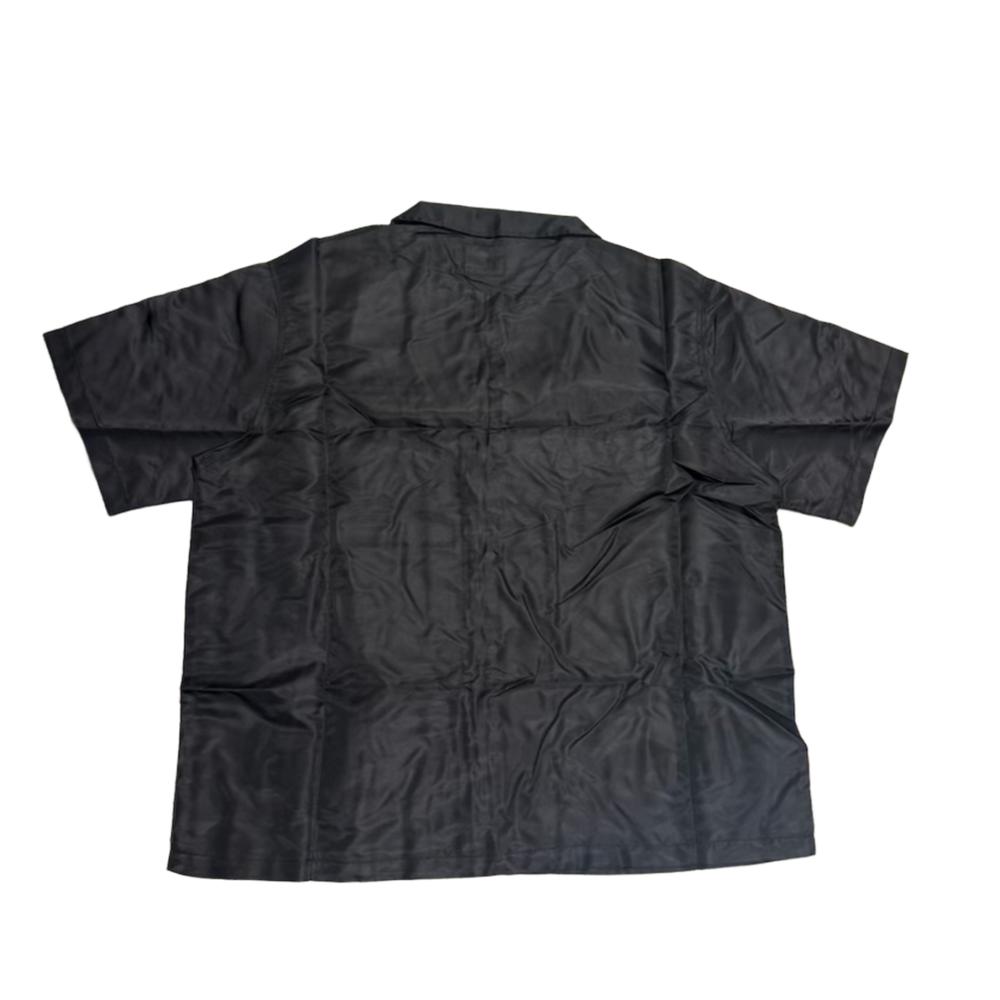Saint Vanity 'Black' Nylon Button Up Top