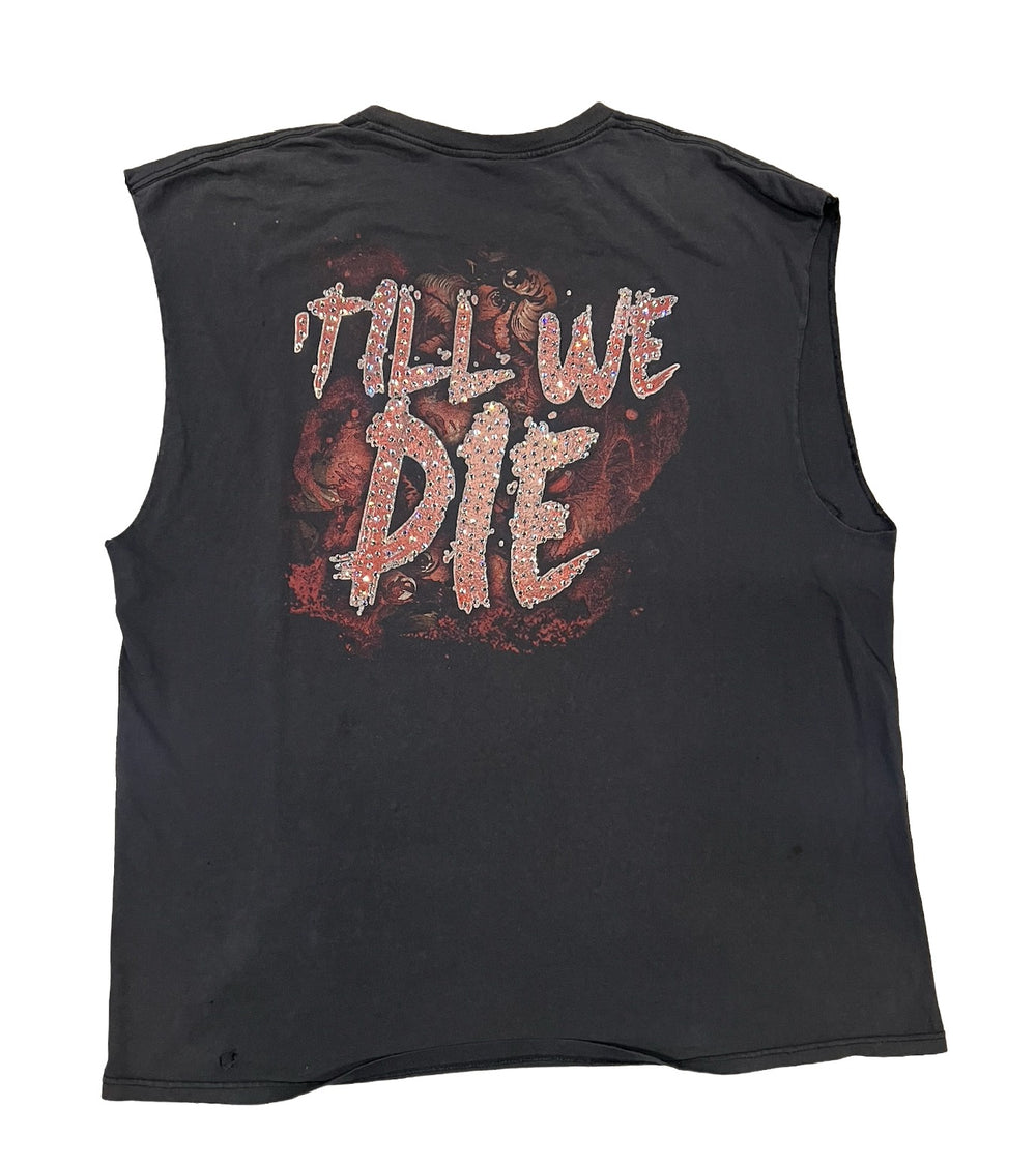 Slipknot 'Maggot' Rhinestone Vintage Cutoff