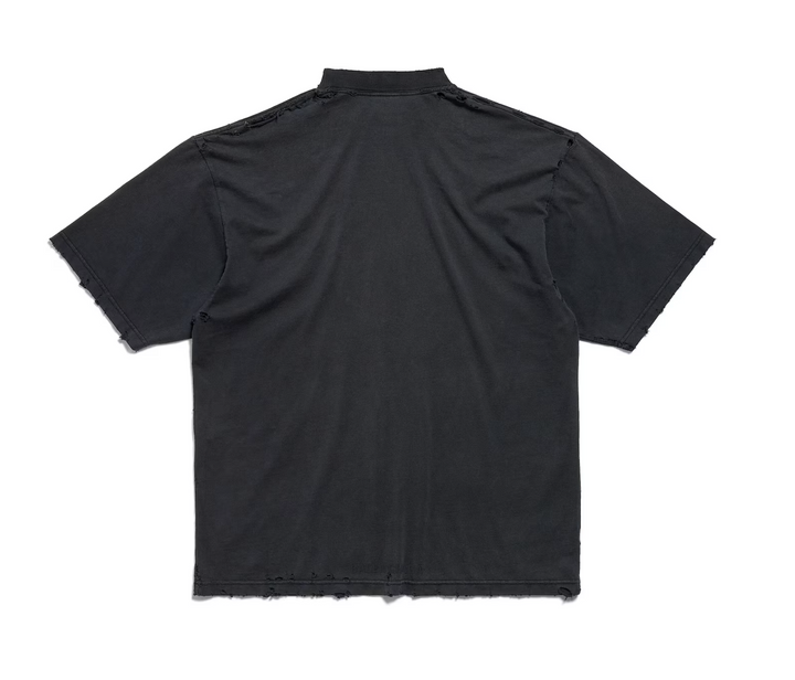 Balenciaga 'Paris Liberty' Black Tee