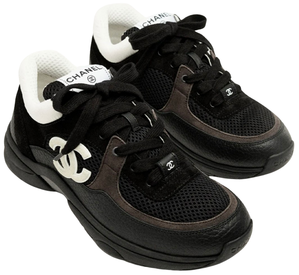 Chanel 'Black White' Trainer Sneakers