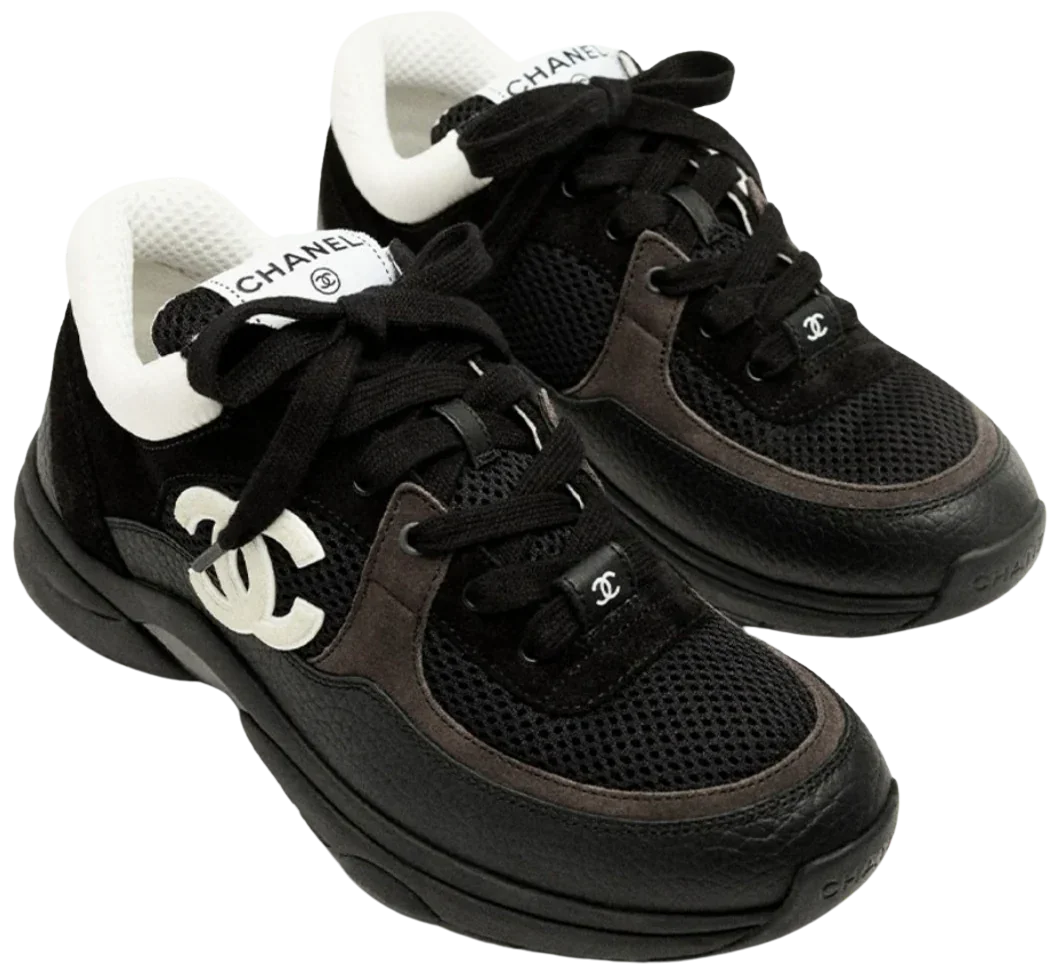 Chanel 'Black White' Trainer Sneakers