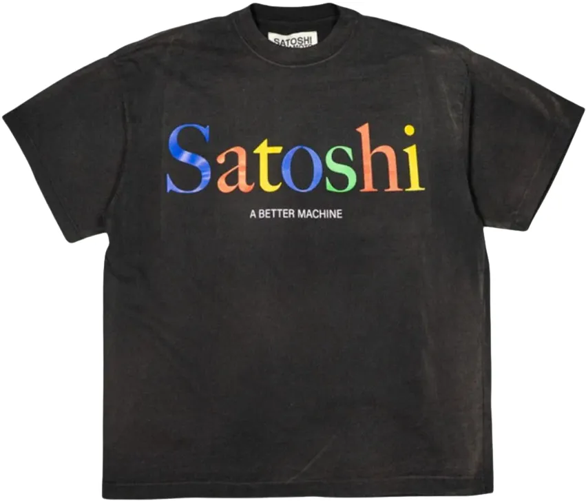 Satoshi Nakamoto 'Search Engine' Tee
