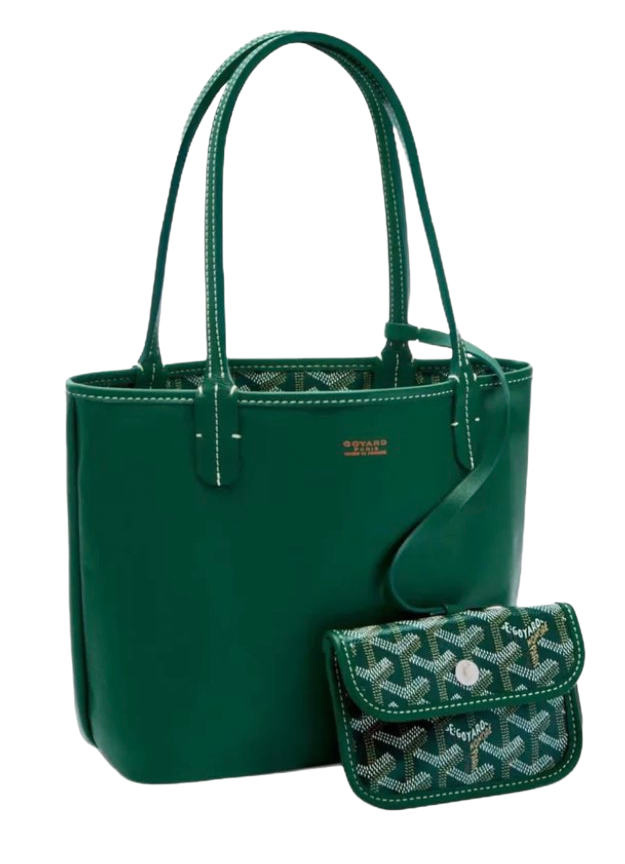 Goyard 'Anjou Mini' Green Bag