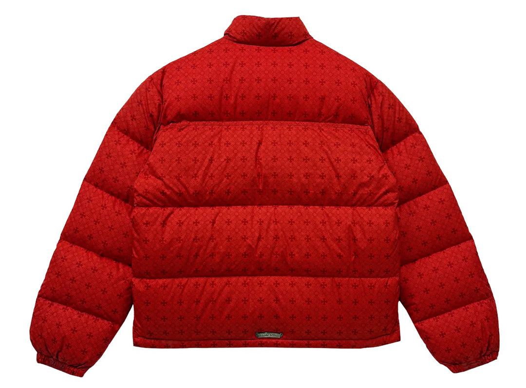 Chrome Hearts 'Red' Plus Cross Puffer Jacket