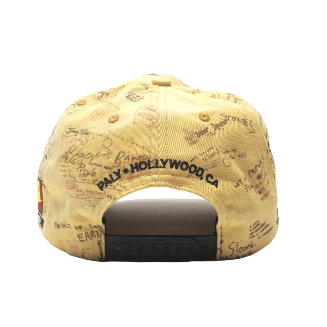 Paly Hollywood Rolling Stones 'Beggars Banquet' Yellow Hat