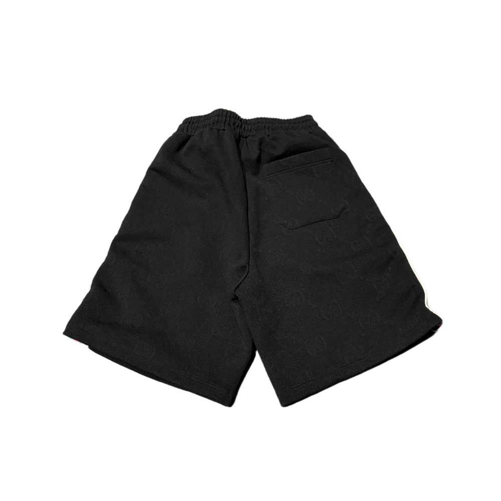 Gucci 'Black' Monogram Shorts