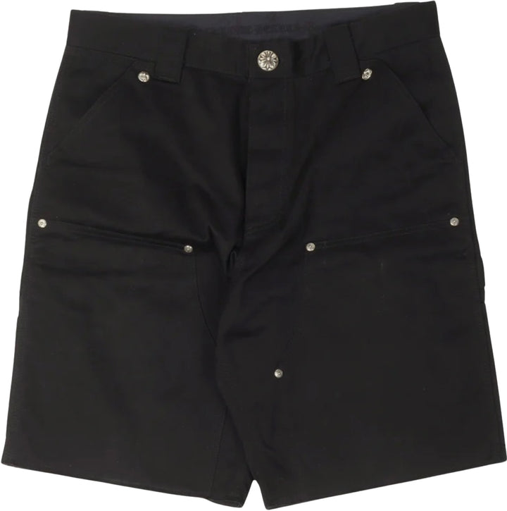 Chrome Hearts Double Knee 'Black' Carpenter Shorts