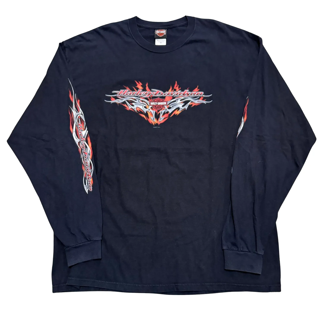 Harley Davidson 'Carson City' Vintage Longsleeve Tee