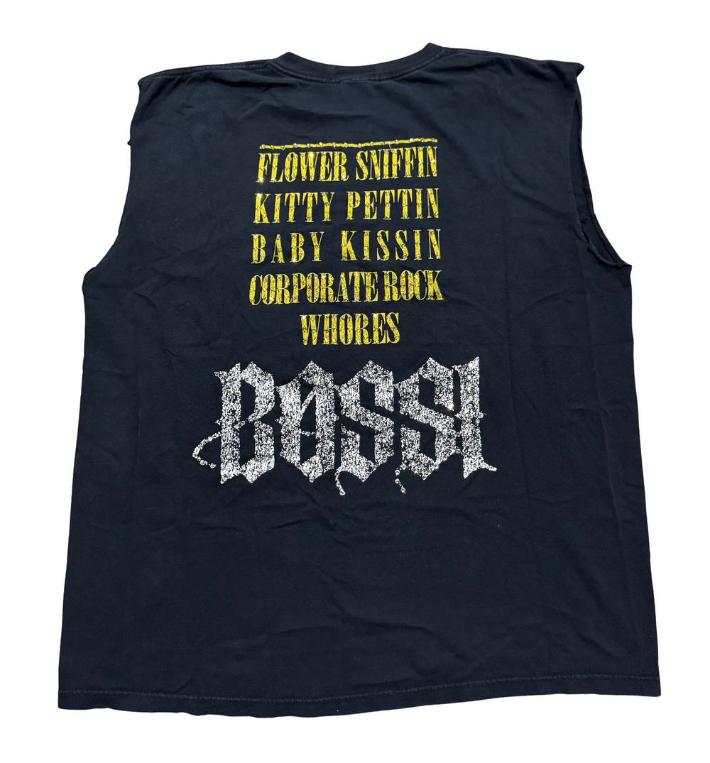 Bossi 'Nirvana' Vintage Rhinestone Cutoff Tee
