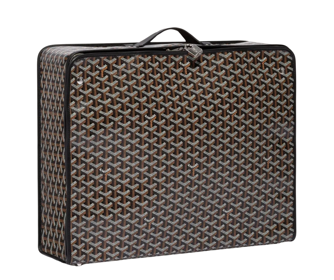 Goyard 'Black' Caravelle 60 Suitcase