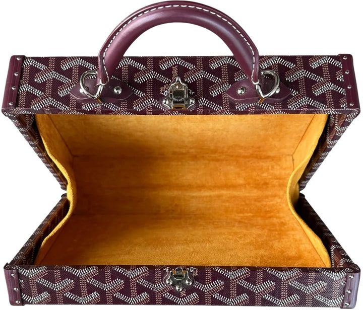 Goyard 'Burgundy' Grand Hotel Trunk Bag