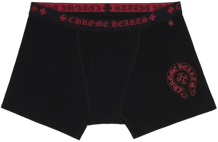 Chrome Hearts 'Black/Red' Boxer Briefs