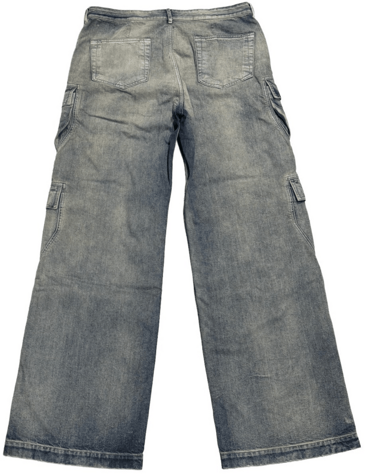 Rick Owens DRKSHDW 'Mineral Pearl' Double Cargo Jeans