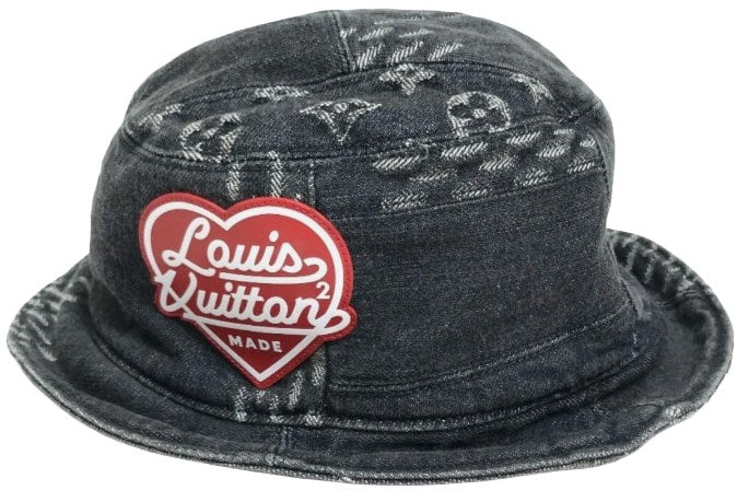 Louis Vuitton x Nigo Monogram Denim 'LV Made' Bucket Hat