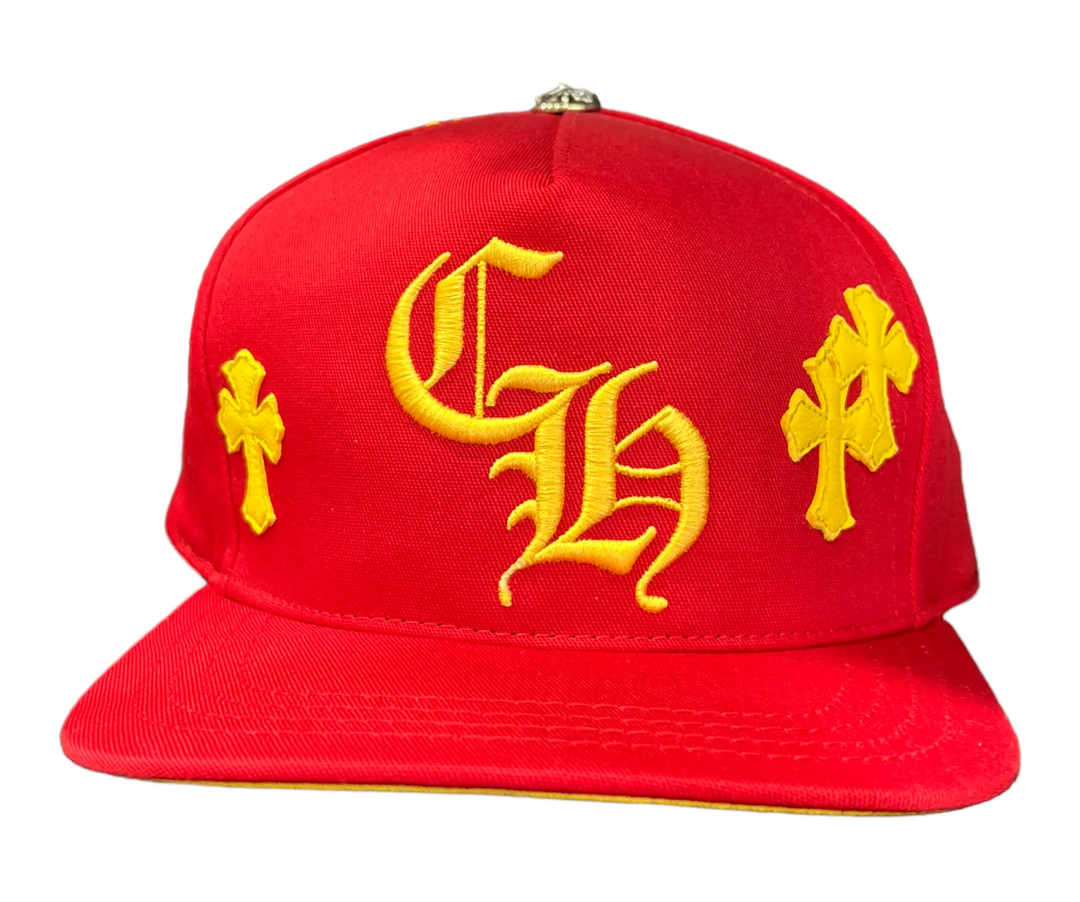 Chrome Hearts 'Cherry Red' Cross Patch Hat