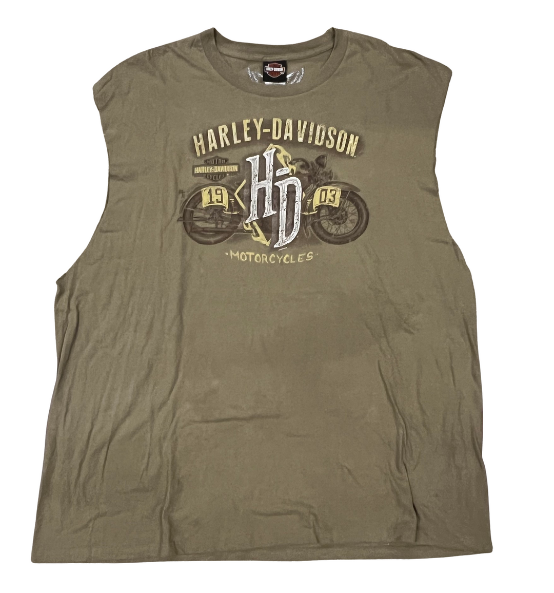 Harley Davidson 'Mile High' Vintage Cutoff