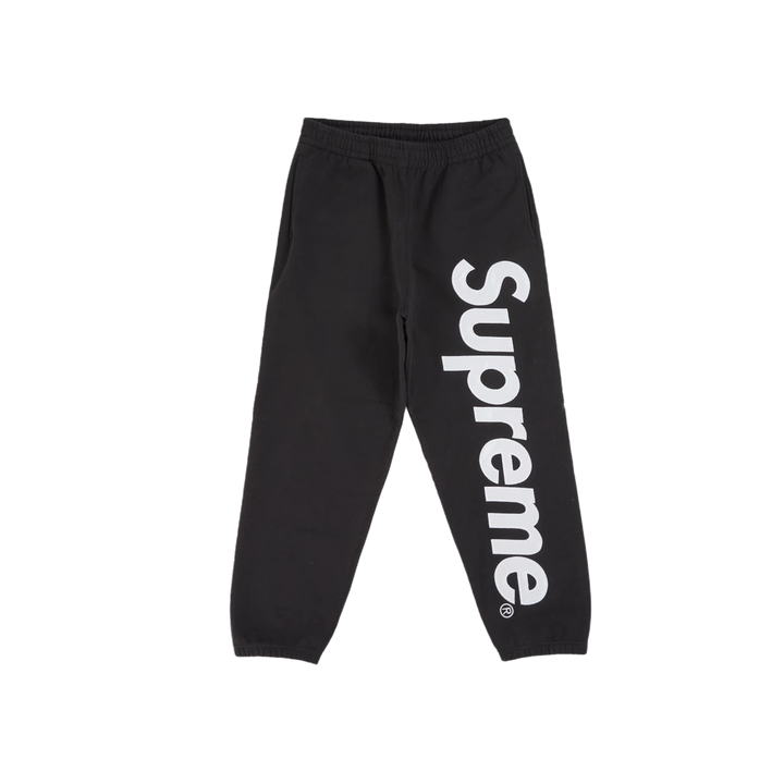 Supreme Satin Applique Sweatpant (SS26) Black
