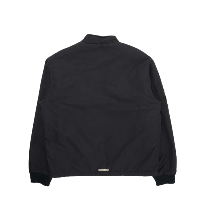 Chrome Hearts 'Faux Fur Line Cobra Cross Patch' Racing Bomber Jacket