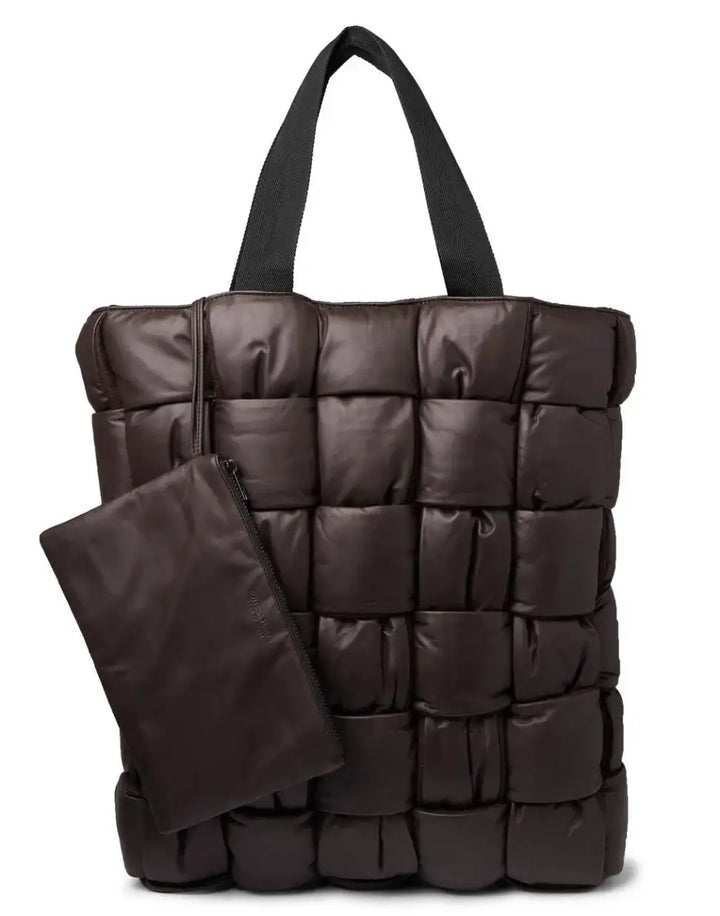 Bottega Veneta 'Brown' Maxi Intrecciato Padded Tote