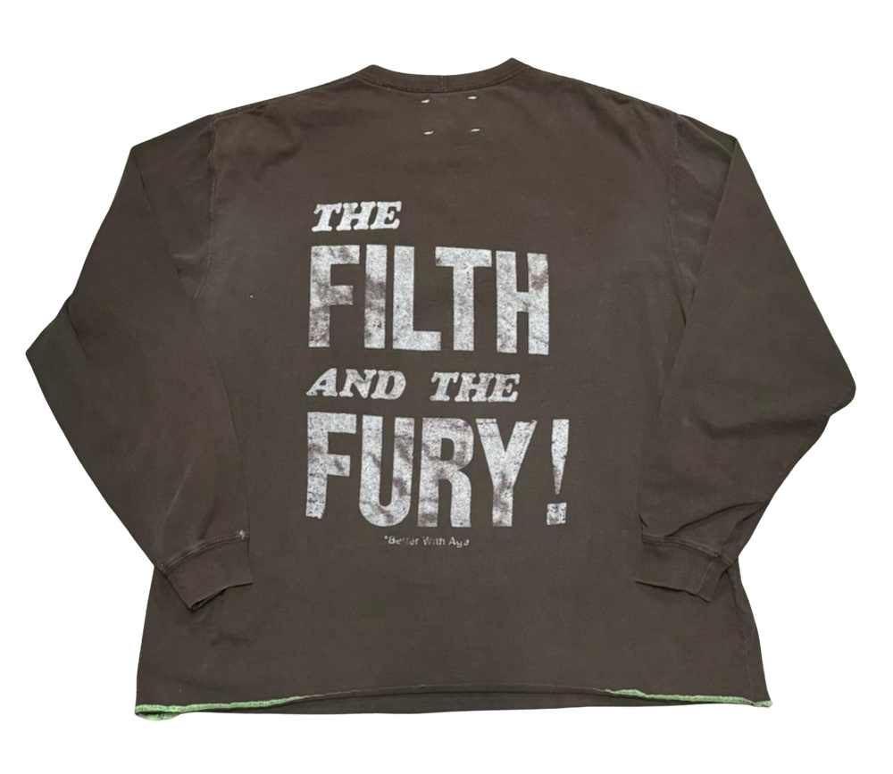 *Better With Age 'Filthy' Brown Longsleeve Tee