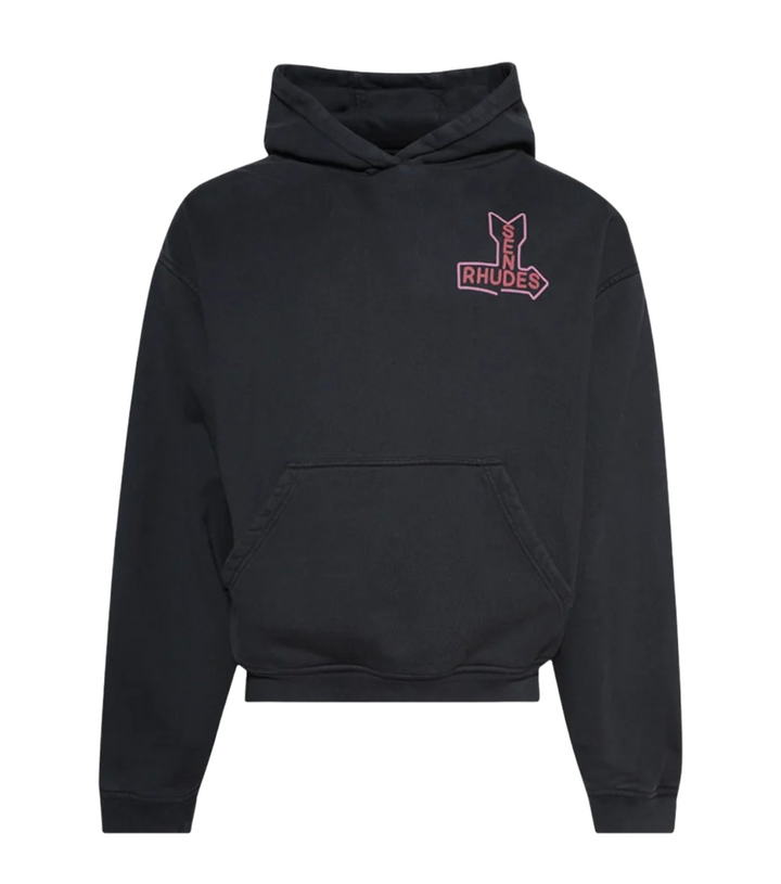 Rhude 'Send Rhudes' Vintage Black Hoodie