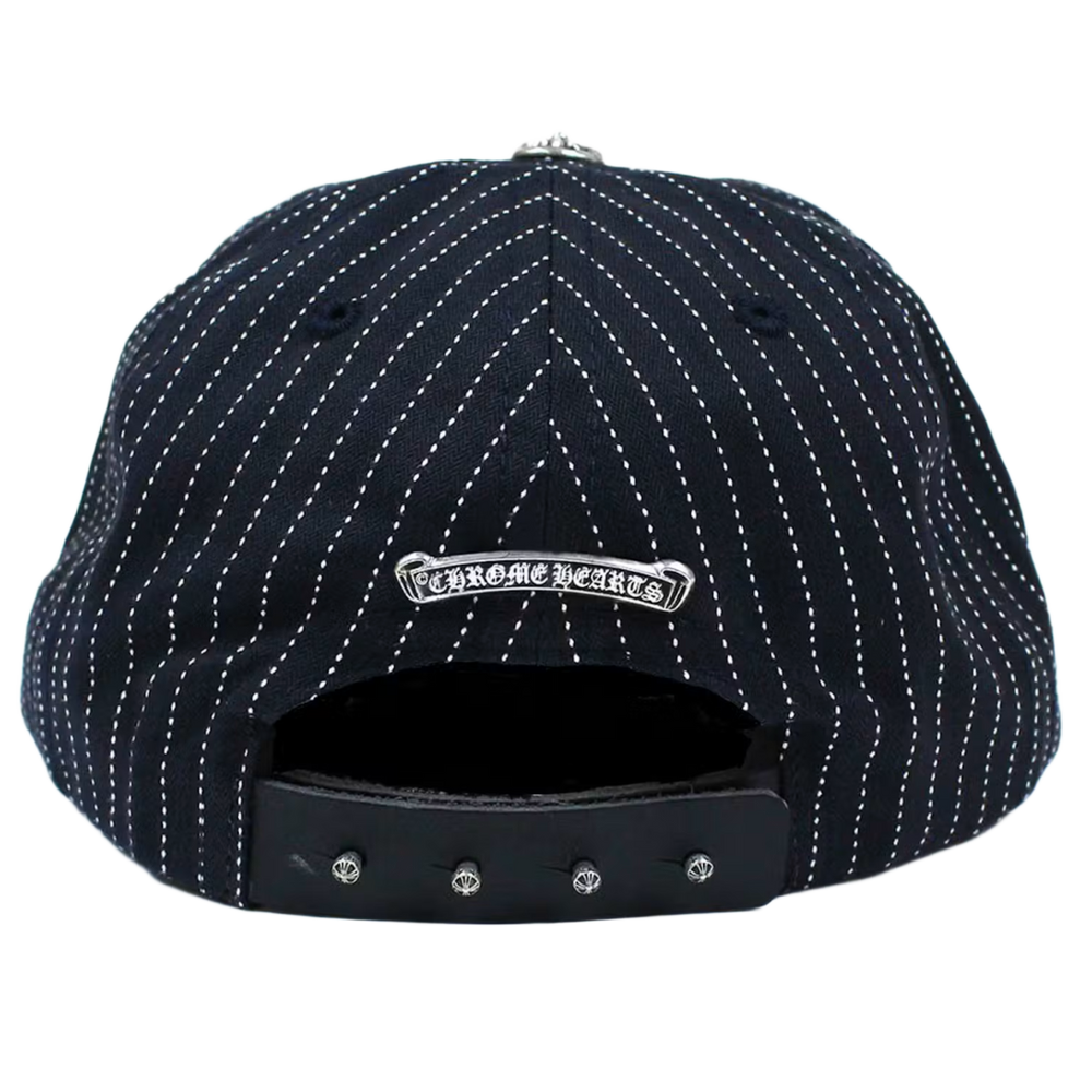 Chrome Hearts 'Floral Dagger' Pinstripe Hat