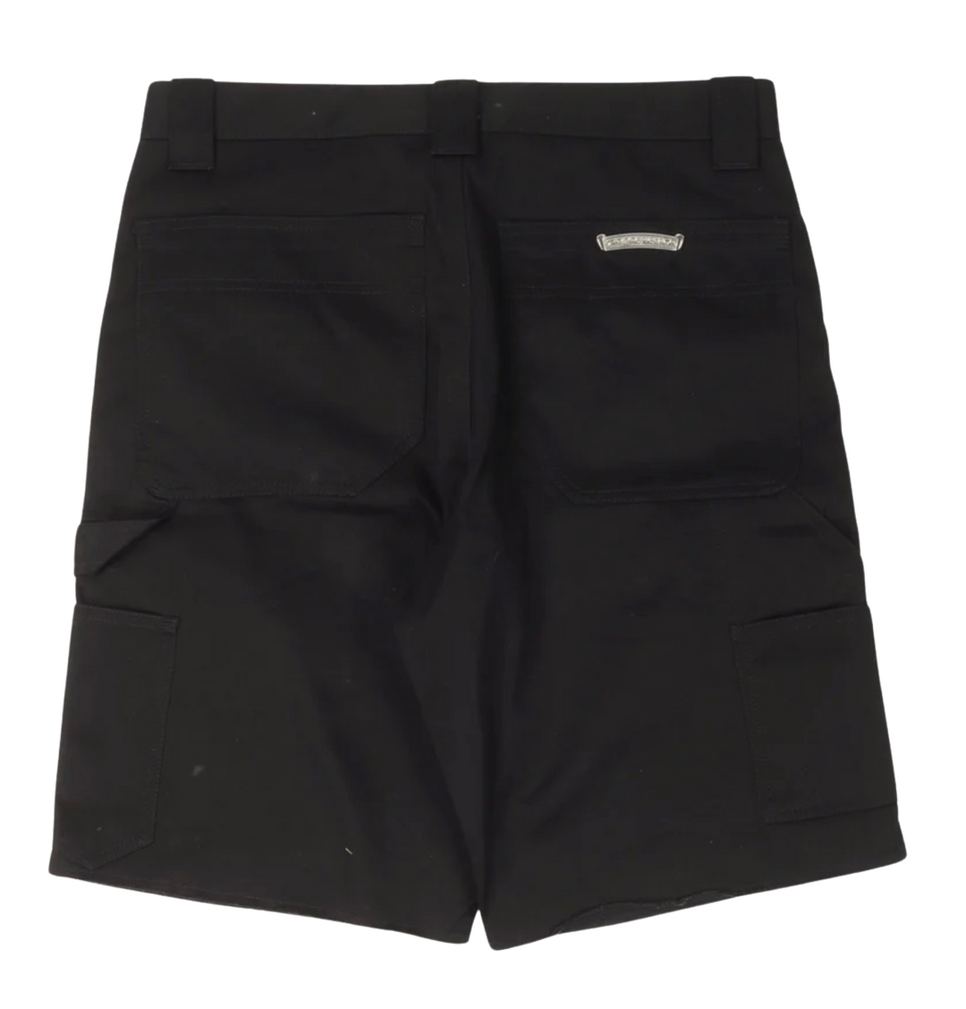 Chrome Hearts Double Knee 'Black' Carpenter Shorts