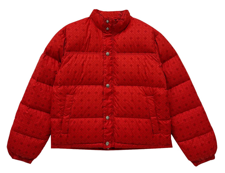 Chrome Hearts 'Red' Plus Cross Puffer Jacket