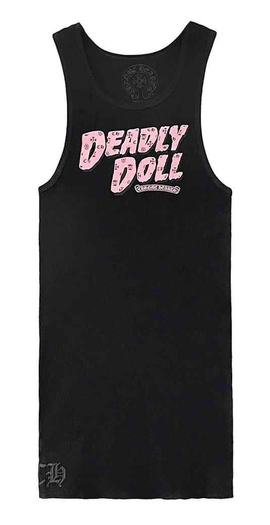 Chrome Hearts 'Deadly Doll' Black Tank Top Dress