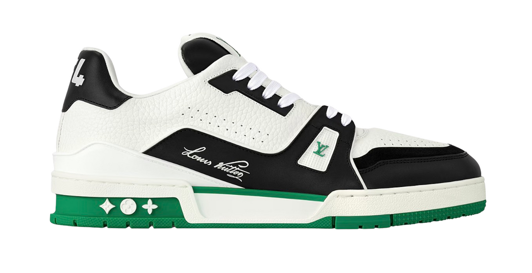 Louis Vuitton LV Trainer 'White/Black/Green'