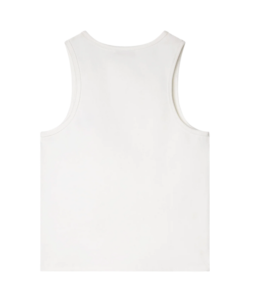 Vale 'Slub' White Tank