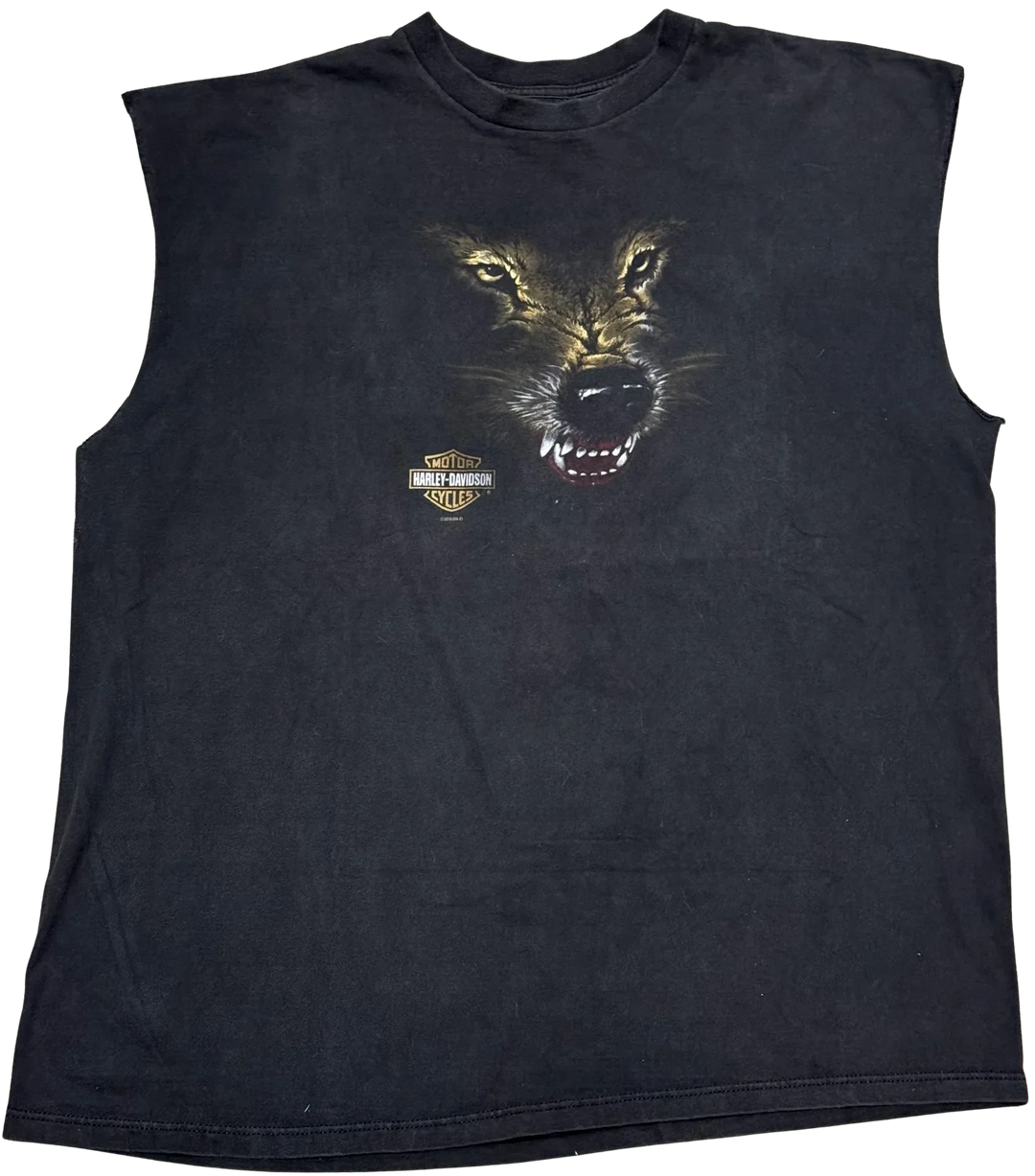 Harley Davidson 'Tigard' Vintage Cutoff Tee