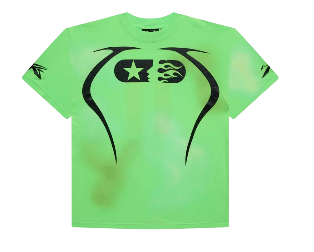 Hellstar 'Warm Up Tee' Neon Green