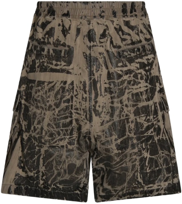 Rick Owens DRKSHDW 'Black Washed Foil' Shorts