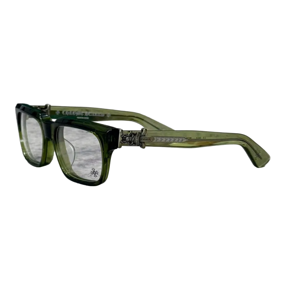 Chrome Hearts 'Vagillionaire I' Green Glasses