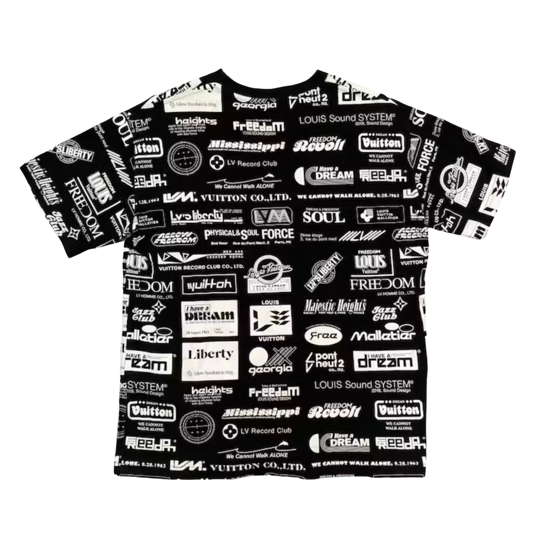 Louis Vuitton All Over Print Record T-Shirt