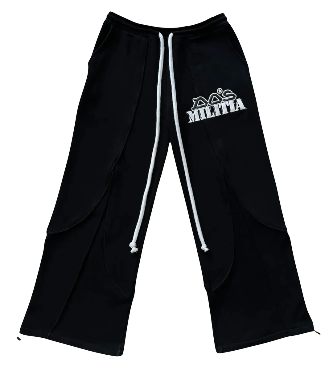 DOS 'Militia Webbed' Black Sweats