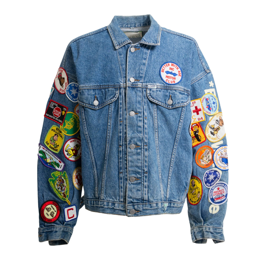 *Better With Age 'Motor Club' Denim Jacket