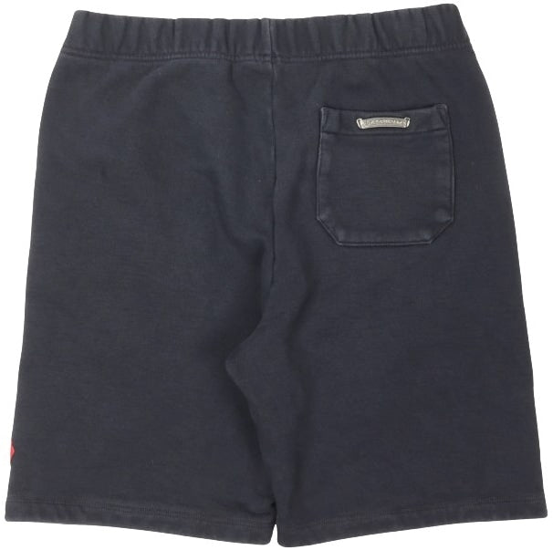 Chrome Hearts 'Paper Jam' Triple Cross Navy Shorts