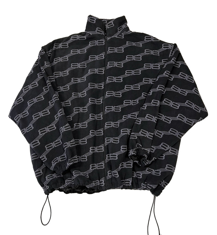 Balenciaga 'BB Monogram' Fleece Zip-Up