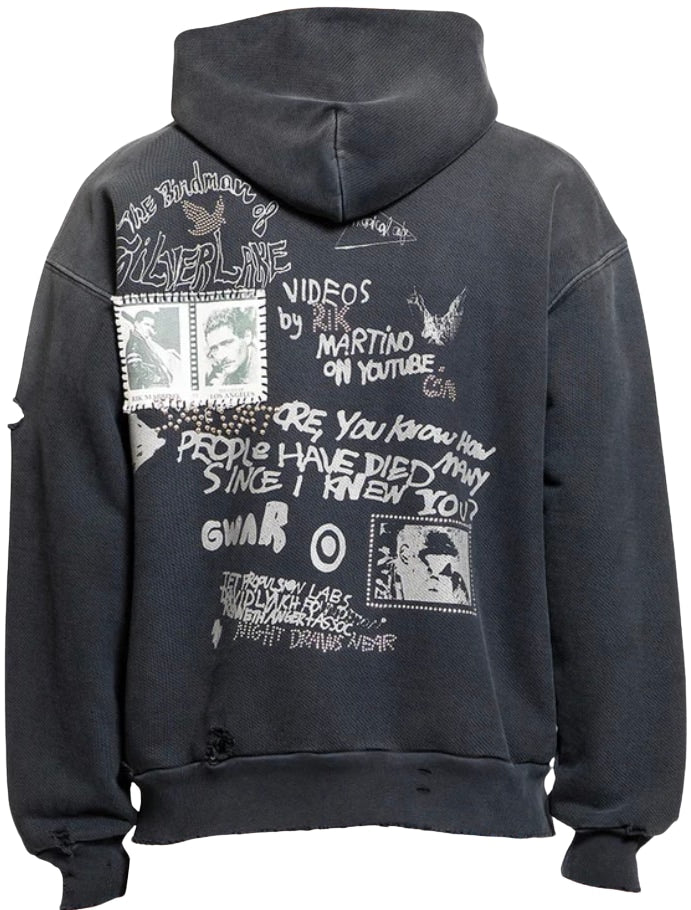 Paly 'Birdman of Silver Lake' Black Zip-Up