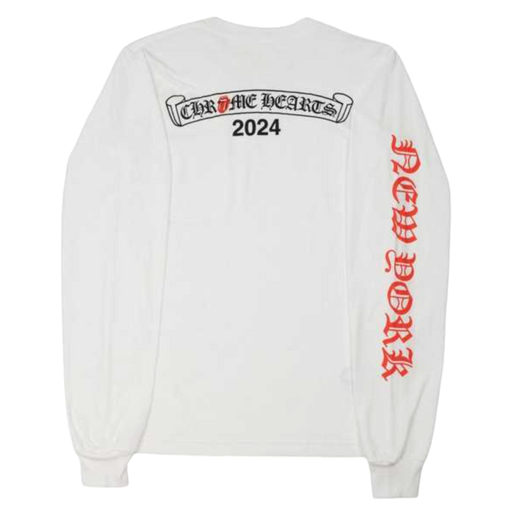 Chrome Hearts Rolling Stones 'White' Longsleeve