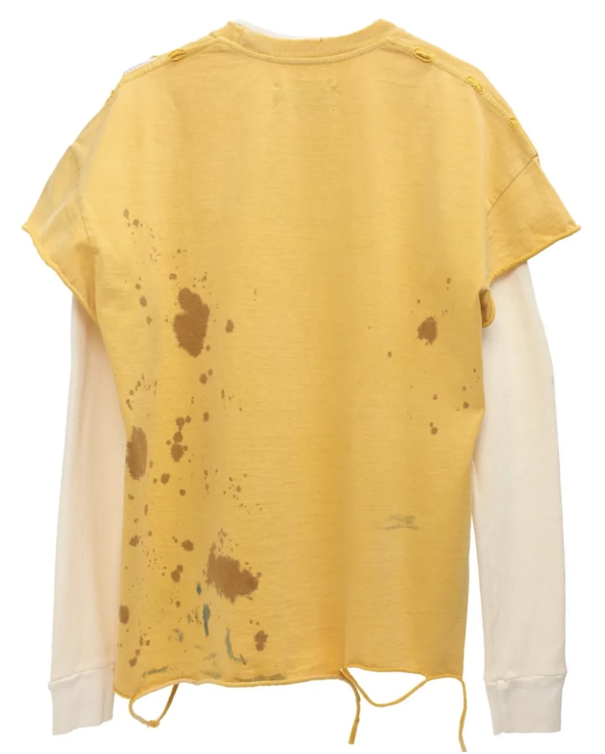 Satoshi Nakamoto 'Yellow' Luke Thermal Longsleeve Tee