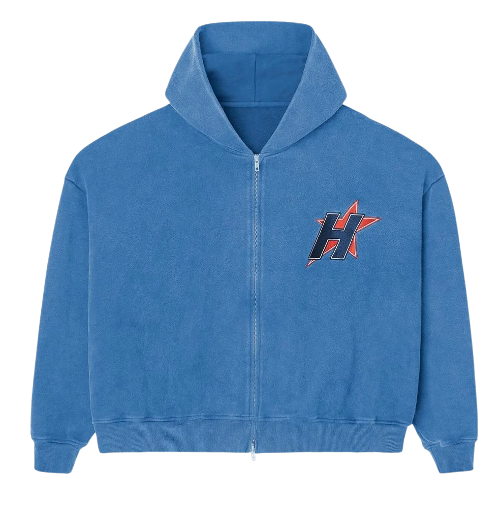 HAPPY MEMORIES DON'T DIE HMDD 'Blue H-Star' Hoodie