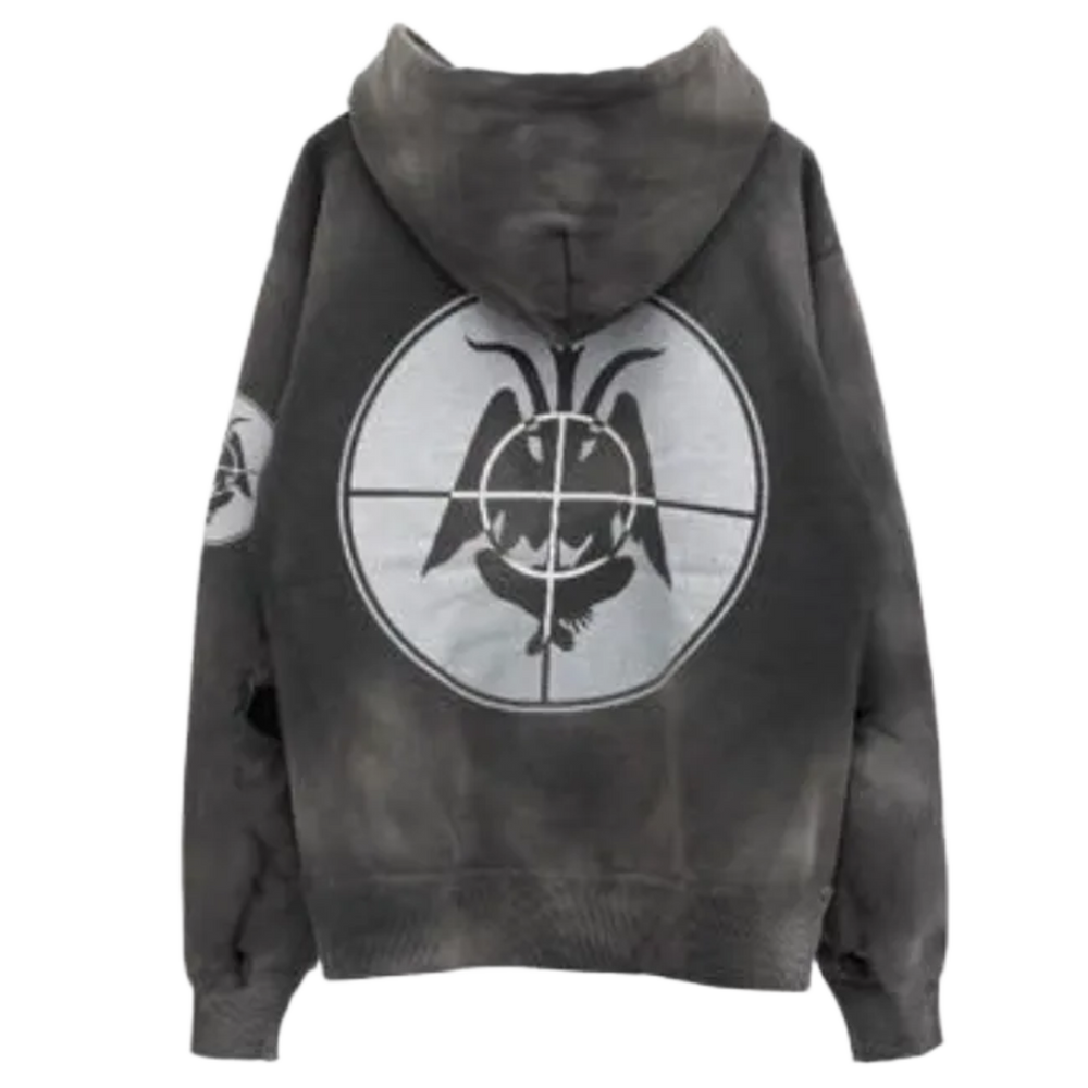 Saint Michael 'Focus' Distressed Hoodie